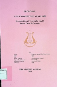 Image of Proposal Uji Kompetensi Keahlian : Introduction et tarantalle op 43 (Pablo de Sarasate)